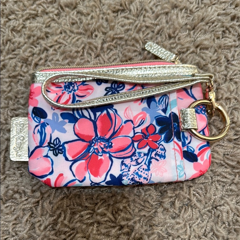 Lily Pulitzer Floral Wristlet Keychain